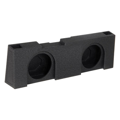QPower "QBOMB" Chevy/GMC Crew Cab '14-'18 Dual 12" Vented Empty Woofer Enclosure