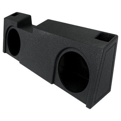QPower “QBOMB” Chevy/GMC Crew Cab or Double Cab ’19-'24 Dual 12″ Vented Empty Woofer Box