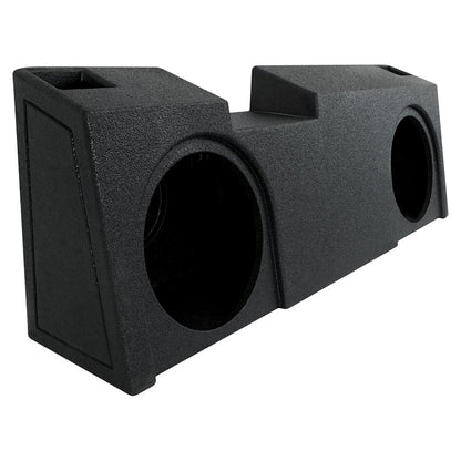 QPower “QBOMB” Chevy/GMC Crew Cab or Double Cab ’19-'24 Dual 12″ Vented Empty Woofer Box