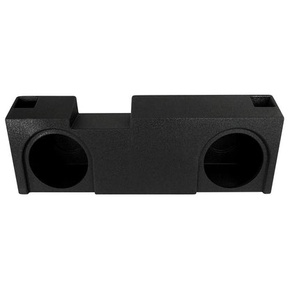 QPower “QBOMB” Chevy/GMC Crew Cab or Double Cab ’19-'24 Dual 12″ Vented Empty Woofer Box