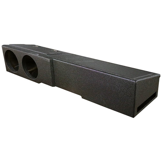 QPower "QBOMB" Chevy/GMC Crew Cab '07-'24 Dual 8" Ported Woofer Box