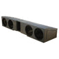 QPower "QBOMB" Chevy/GMC Crew Cab '07-'26 Quad 8" Ported Woofer Enclosure