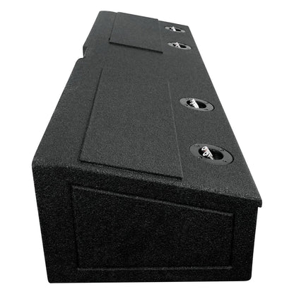 QPower "QBOMB" Chevy/GMC Crew Cab '07-'24 Quad 8" Ported Woofer Box