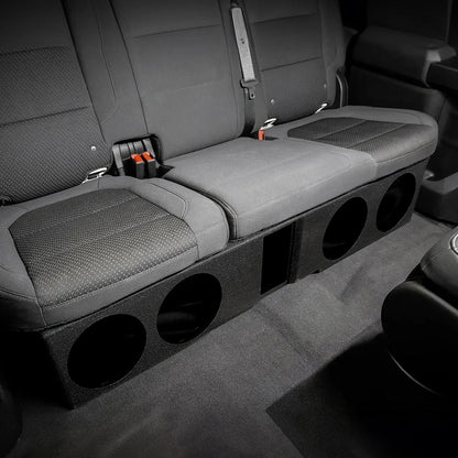 QPower "QBOMB" Chevy/GMC Crew Cab '07-'26 Quad 8" Ported Woofer Enclosure