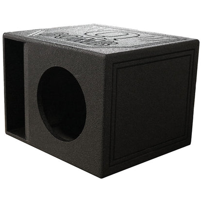 QPower “QBOMB” Single 10″ Horn-Ported Empty Woofer Box