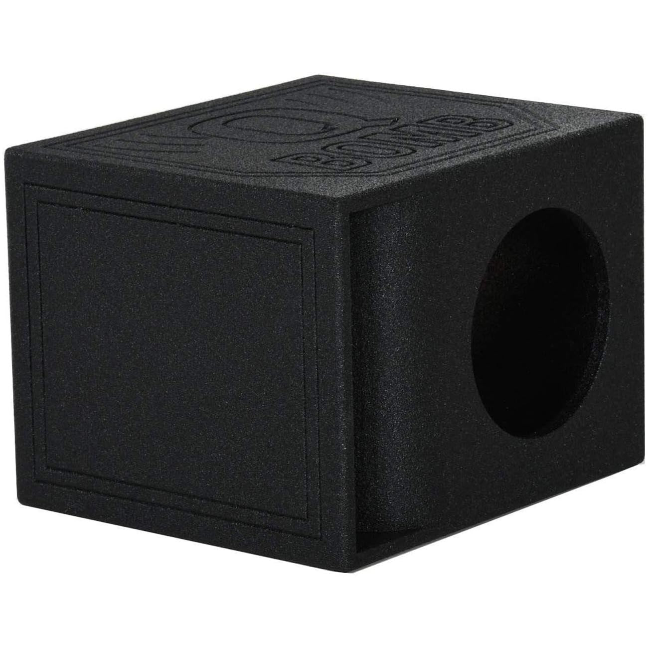 QPower “QBOMB” Single 10″ Horn-Ported Empty Woofer Box