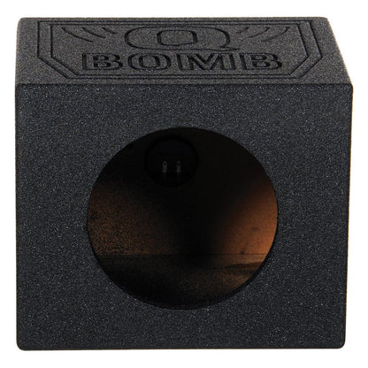 Qpower Single 10" Sealed Woofer Enclosure withh Bed Liner Spray