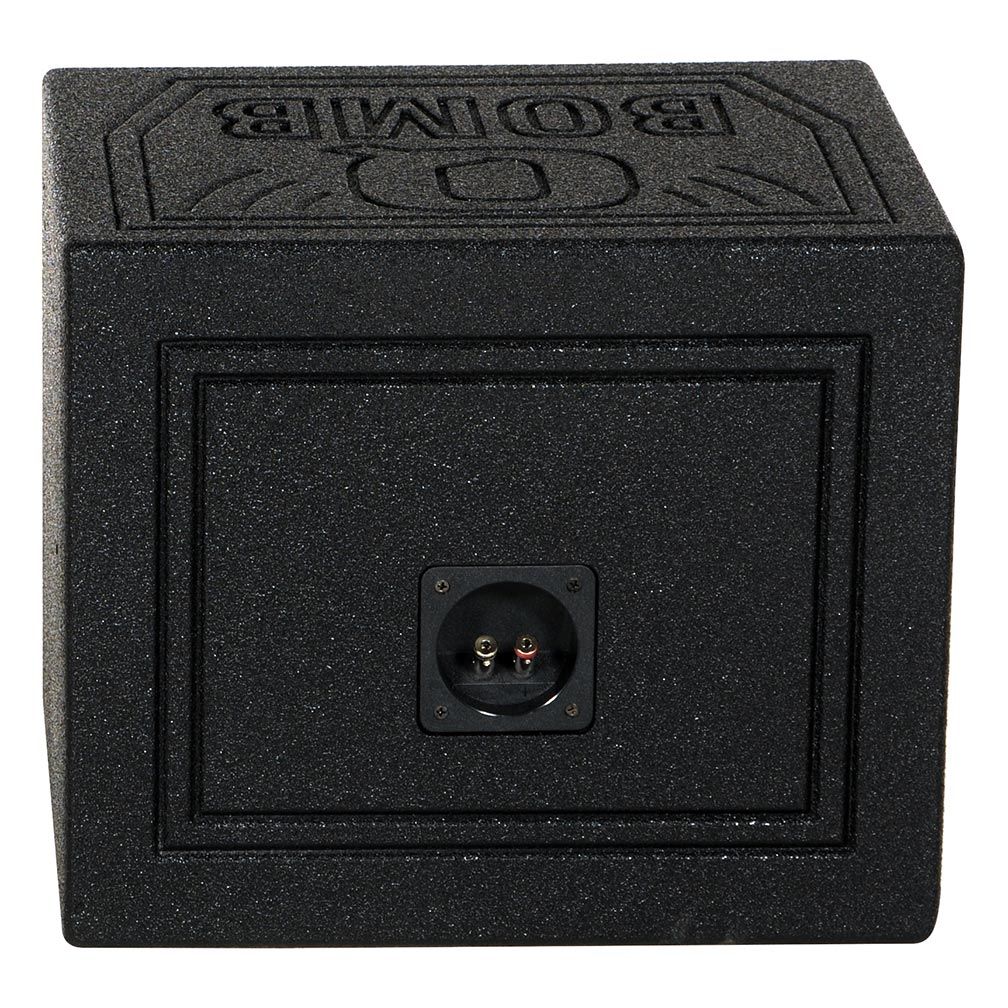 Qpower Single 10" Sealed Woofer Enclosure withh Bed Liner Spray