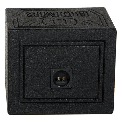 Qpower Single 10" Sealed Woofer Enclosure withh Bed Liner Spray