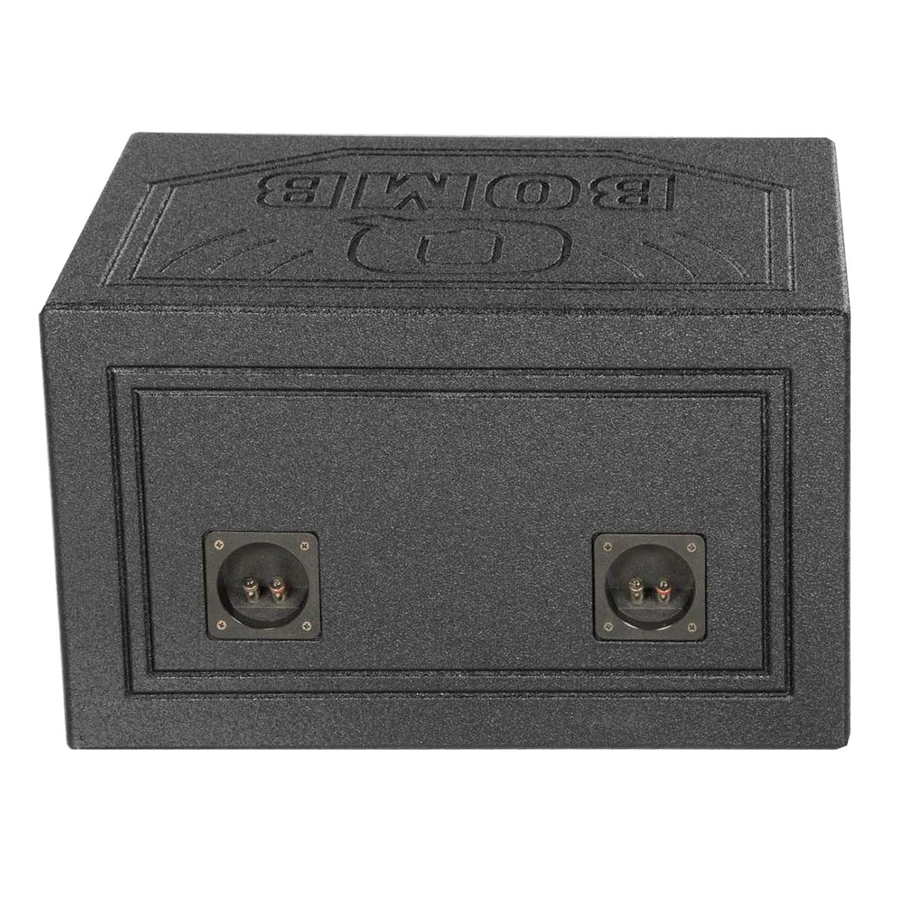 QPower “QBOMB” Dual 12″ Turbo-Ported Empty Woofer Box