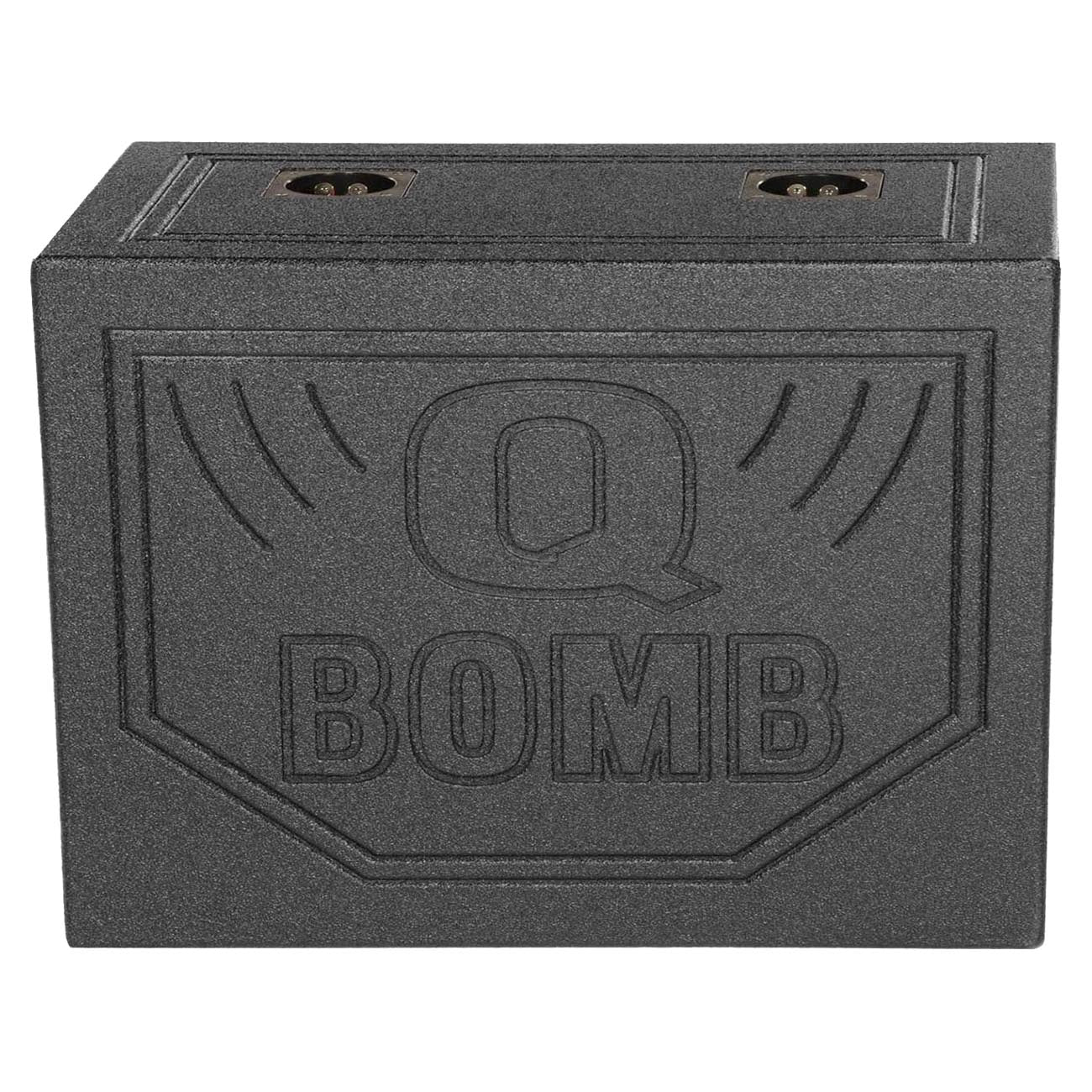 QPower “QBOMB” Dual 12″ Turbo-Ported Empty Woofer Box