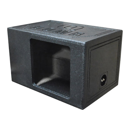Qpower Single 12" Bomb BoxSquare Ported Square Woofer opening