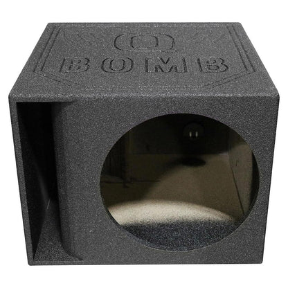 Qpower Single 15" Enclosure Horn Ported QBOMB with Spray Liner