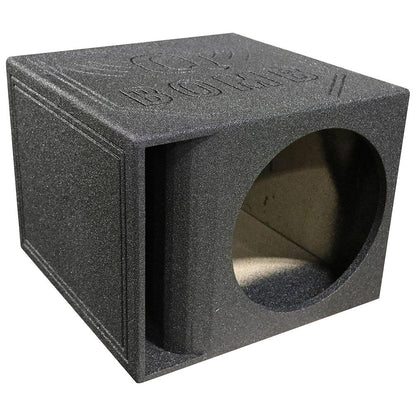 Qpower Single 15" Enclosure Horn Ported QBOMB with Spray Liner