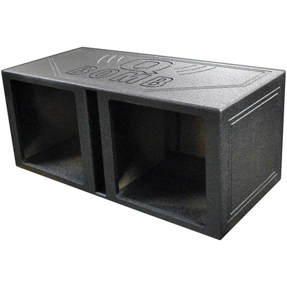 QPower "QBOMB" Dual Square 15" Vented Empty Enclosure