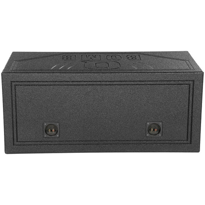 QPower "QBOMB" Dual Square 15" Vented Empty Enclosure