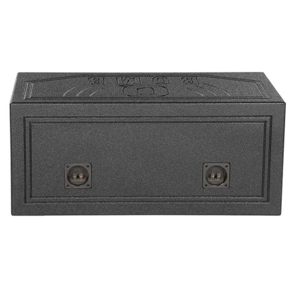 QPOWER Q-BOMB EMPTY WOOFER BOX (2)15" SLOT PORTED