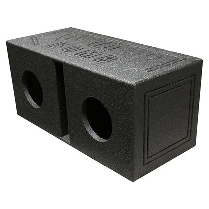Qpower Dual 6.5" Enclosure Vented QBOMB with Spray liner