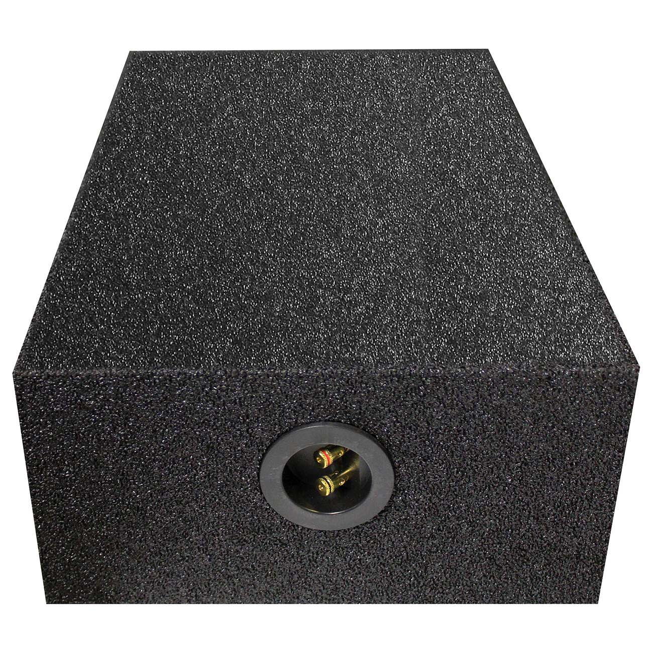 Qpower Single 10" Universal Downfire or Behind the Seat Emplty Enclosure