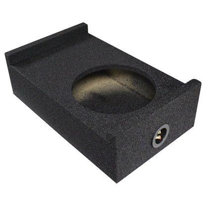 QPower "QBOMB" Single 12" Sealed Downfire or Behind Seat Empty Woofer Enclosure