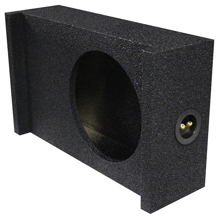 QPower "QBOMB" Single 12" Sealed Downfire or Behind Seat Empty Woofer Enclosure