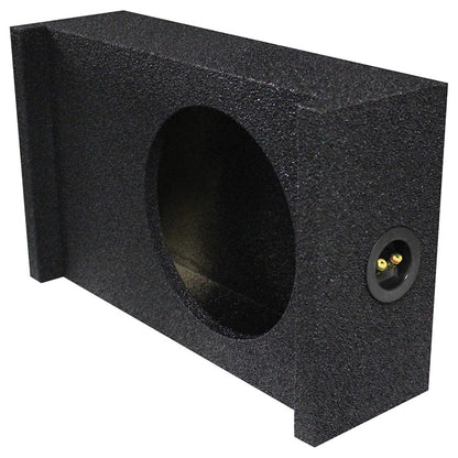 QPower "QBOMB" Single 12" Sealed Downfire or Behind Seat Empty Woofer Enclosure