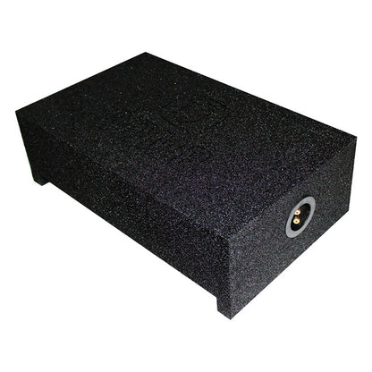 QPower "QBOMB" Single 12" Sealed Downfire or Behind Seat Empty Woofer Enclosure