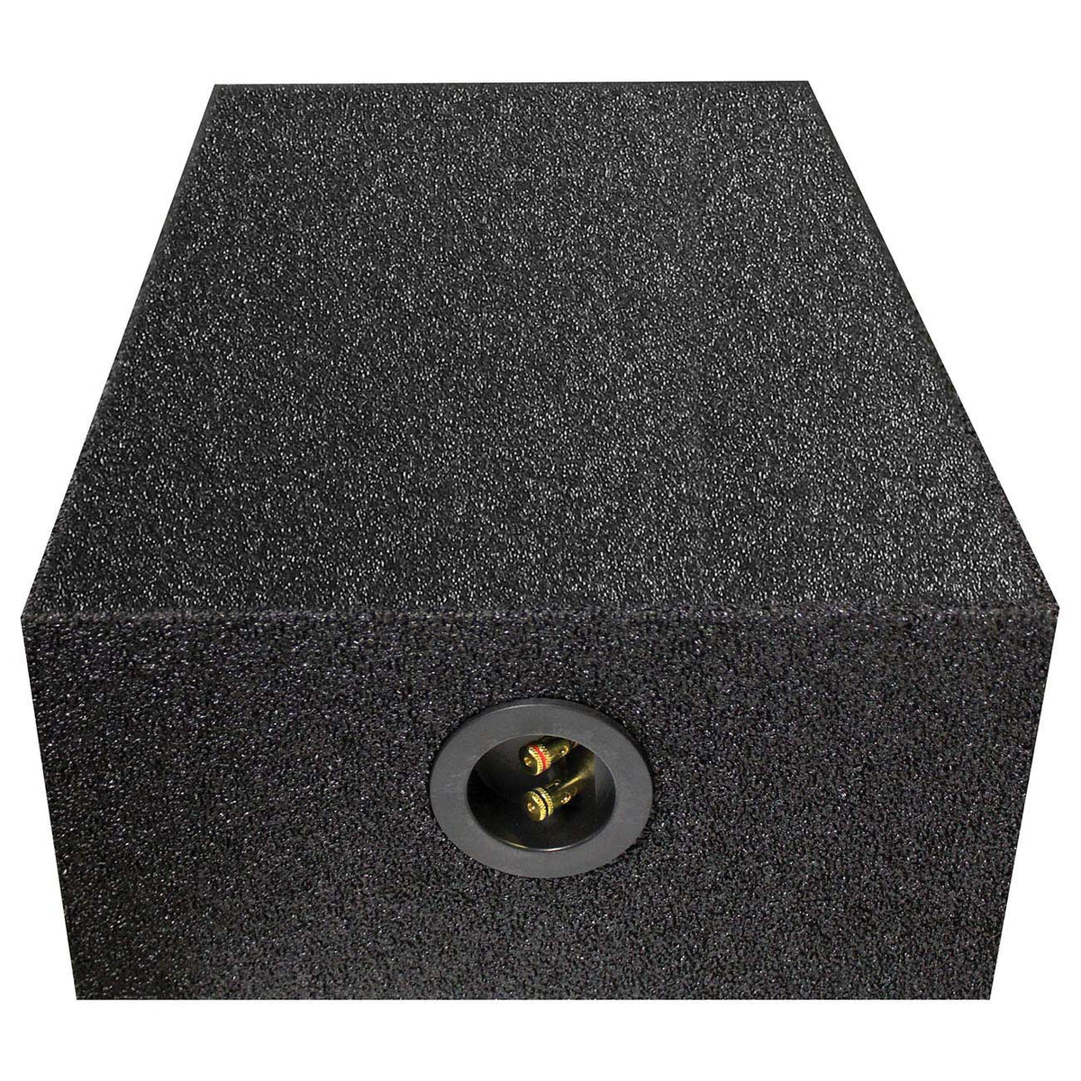QPower "QBOMB" Single 12" Sealed Downfire or Behind Seat Empty Woofer Enclosure