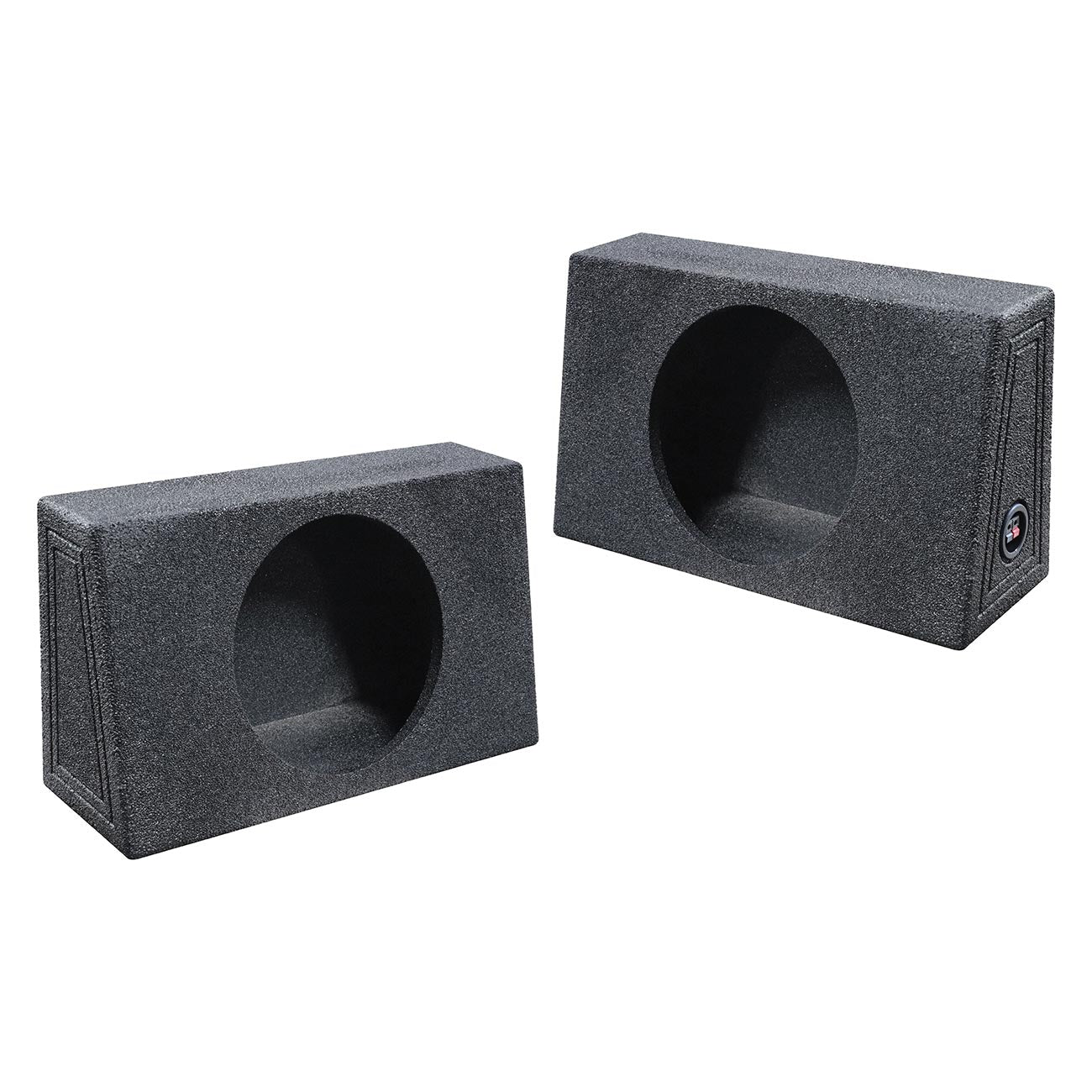 Qpower QBOMB Single 12" Empty Woofer Box Mounts behind seat