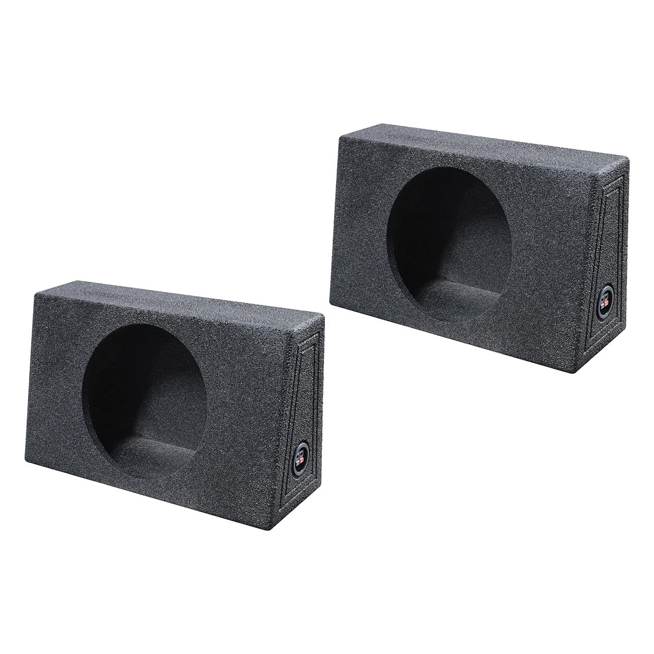 Qpower QBOMB Single 12" Empty Woofer Box Mounts behind seat