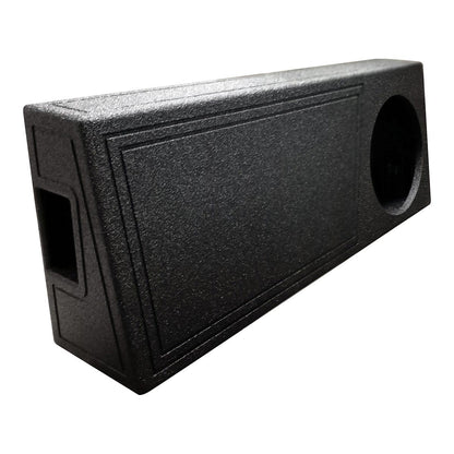 Qpower Single 12" ported SPL Empty Woofer Box w/Bedliner spray