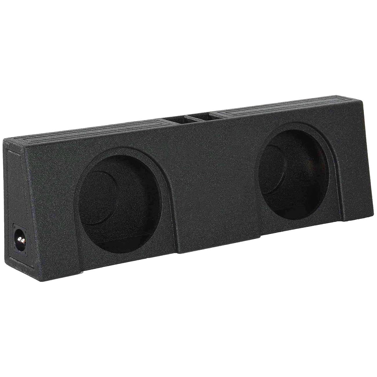 Qpower QBOMB Dual 10" Vented Empty Box Behind Seat Mount