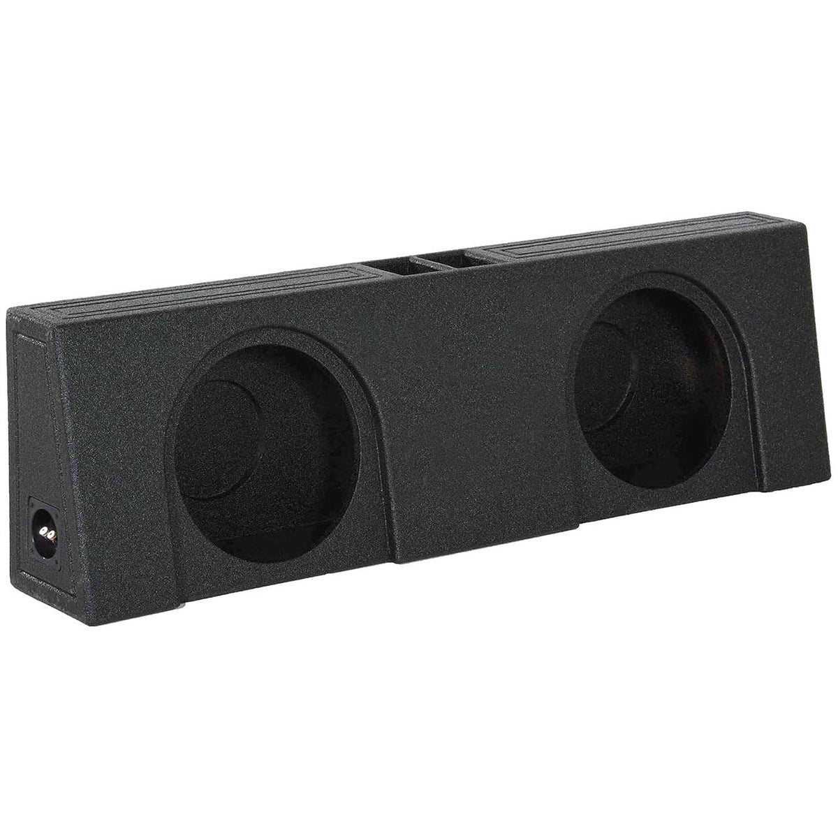 Qpower QBOMB Dual 12" Vented Empty Box Behind Seat Mount