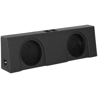 Qpower QBOMB Dual 12" Vented Empty Box Behind Seat Mount