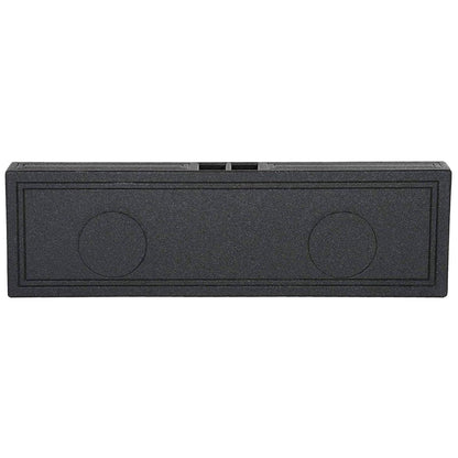 Qpower QBOMB Dual 12" Vented Empty Box Behind Seat Mount