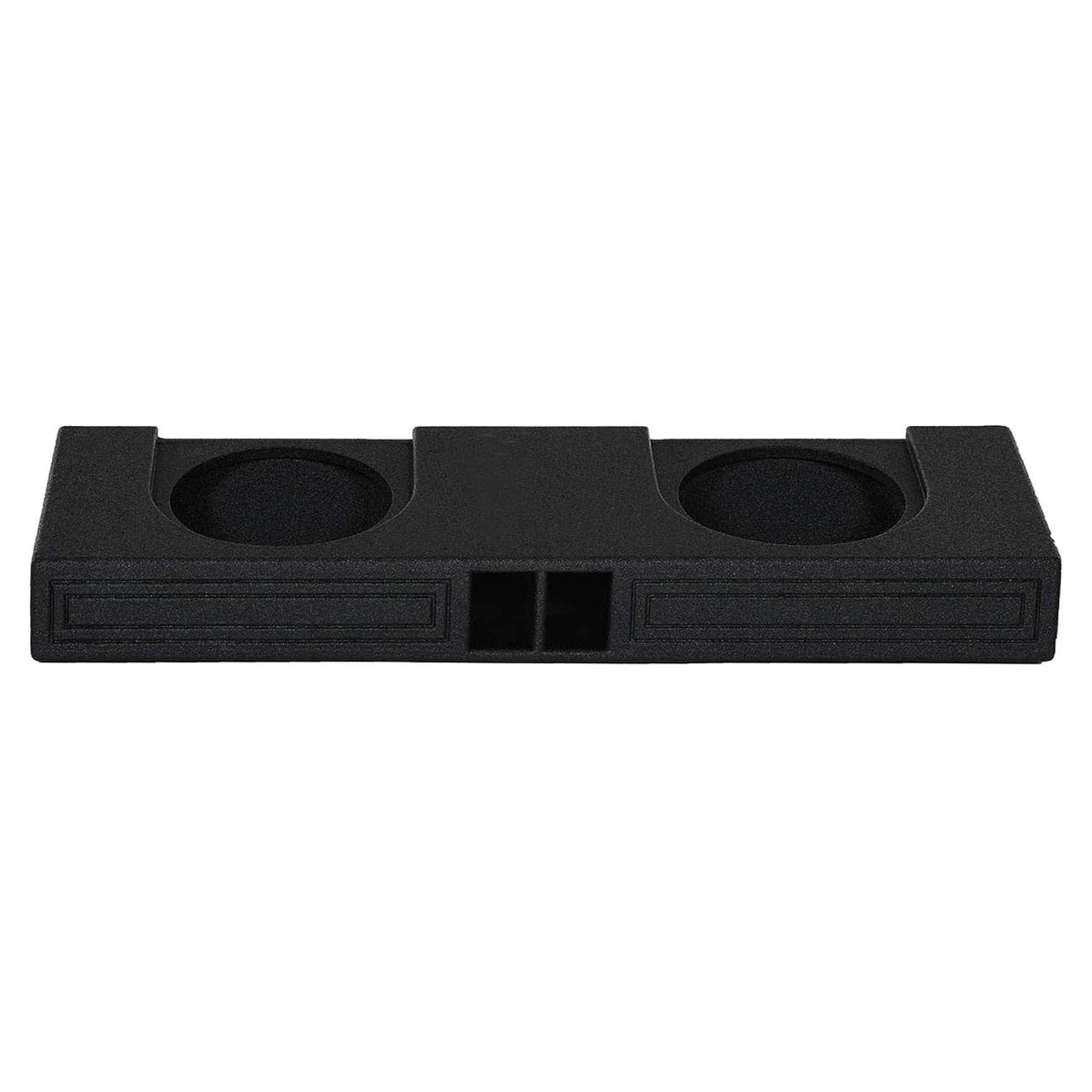 Qpower QBOMB Dual 12" Vented Empty Box Behind Seat Mount
