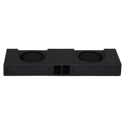 Qpower QBOMB Dual 12" Vented Empty Box Behind Seat Mount