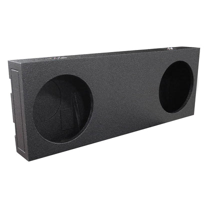 QPower “QBOMB” ’22-’26 Toyota Tundra Crew Max Dual 12″ Sealed Empty Woofer Enclosure (Non-Hybrid)