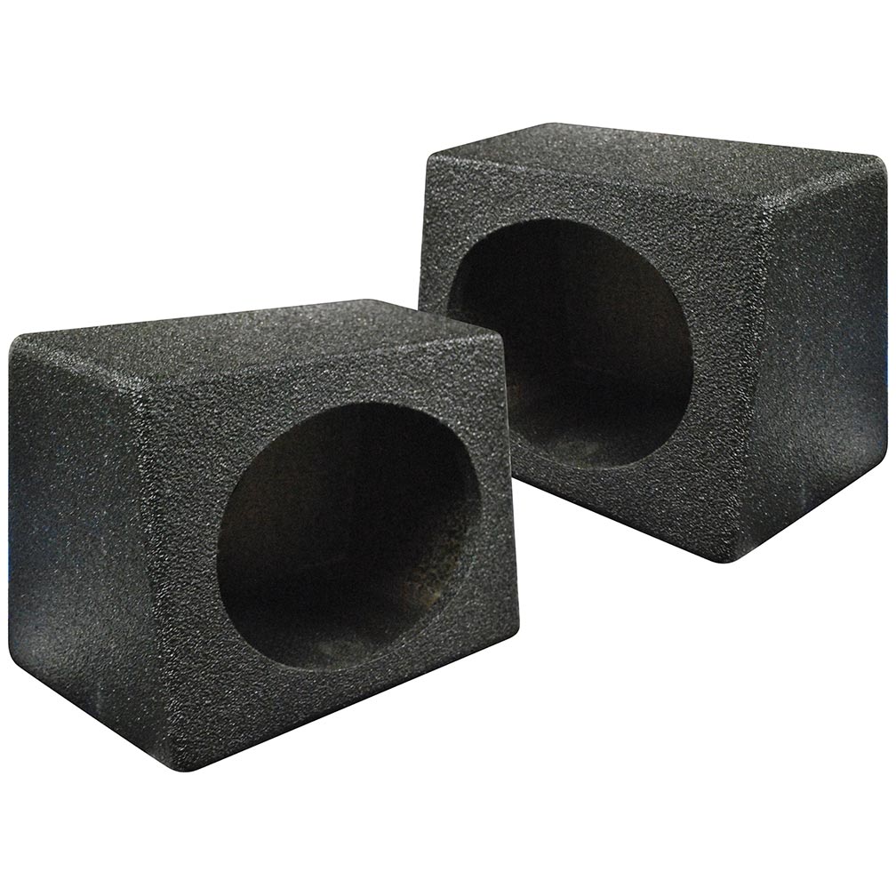 QPower "QBOMB" 6x9" Wedge Style Sealed Empty Speaker Enclosures (Pair)