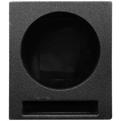 QPower "QBOMB" Single 12" Universal Center Console Vented Empty Woofer Enclosure