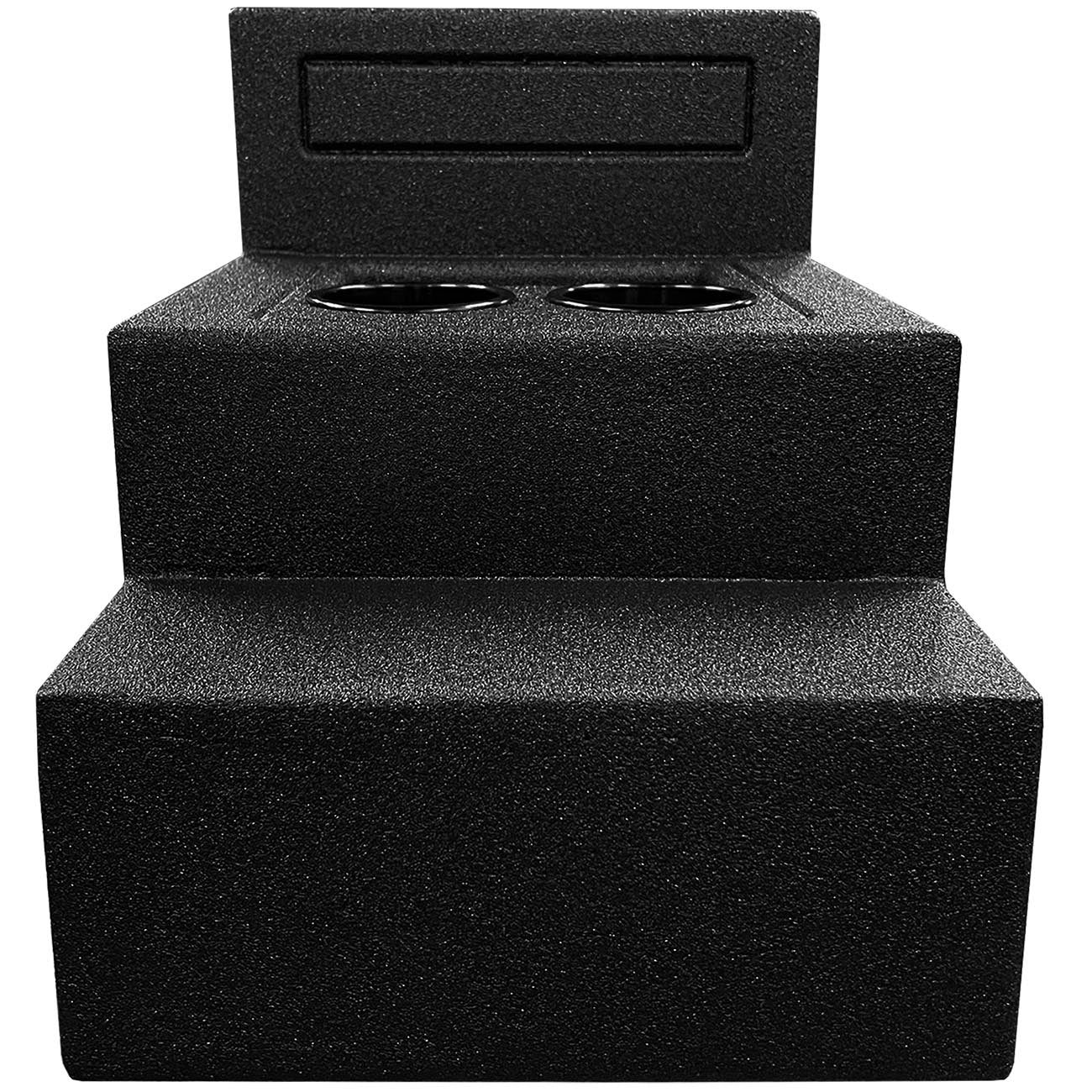 QPower "QBOMB" Single 12" Universal Center Console Vented Empty Woofer Enclosure