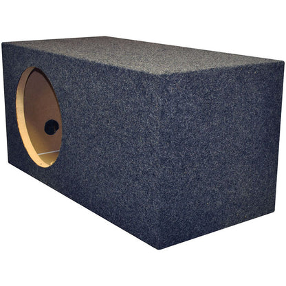 Qpower Single 12" Side Ported SPL Xtra Large Heavy Duty Empty Woofer Box