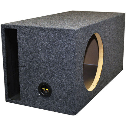 Qpower Single 12" Side Ported SPL Xtra Large Heavy Duty Empty Woofer Box
