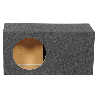 QPower Single 12″ Slot Ported Vented Heavy Duty High SPL X-Large Empty Woofer Enclosure