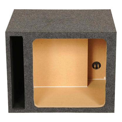 Qpower Single Square 15″ Slot Ported Empty Woofer Enclosure