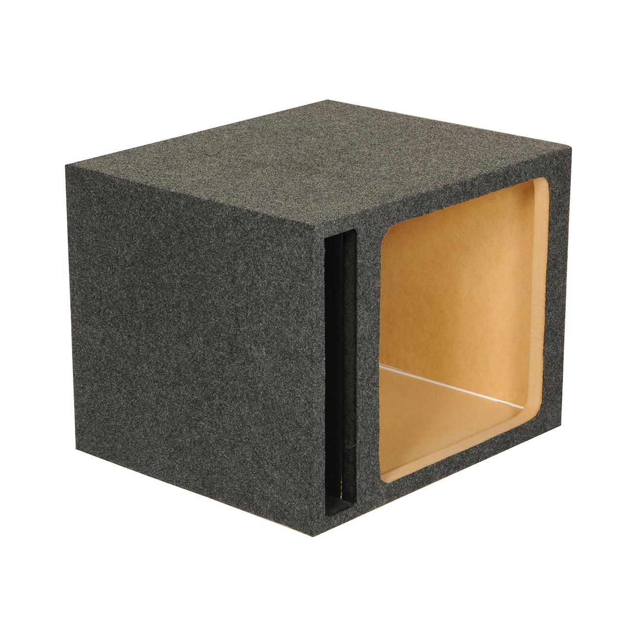 Qpower Single Square 15″ Slot Ported Empty Woofer Enclosure