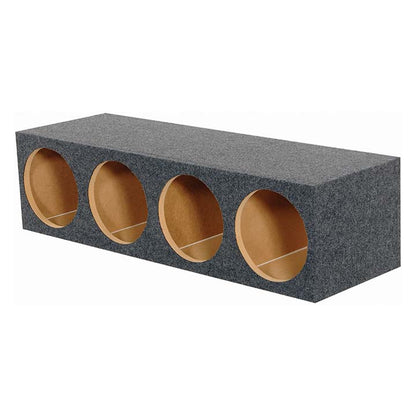 QPower Quad 12″ Sealed Heavy Duty Empty Woofer Enclosure