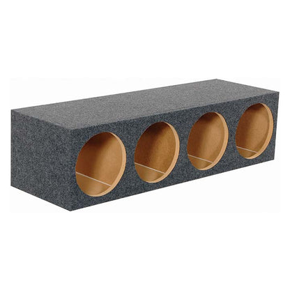 QPower Quad 12″ Sealed Heavy Duty Empty Woofer Enclosure
