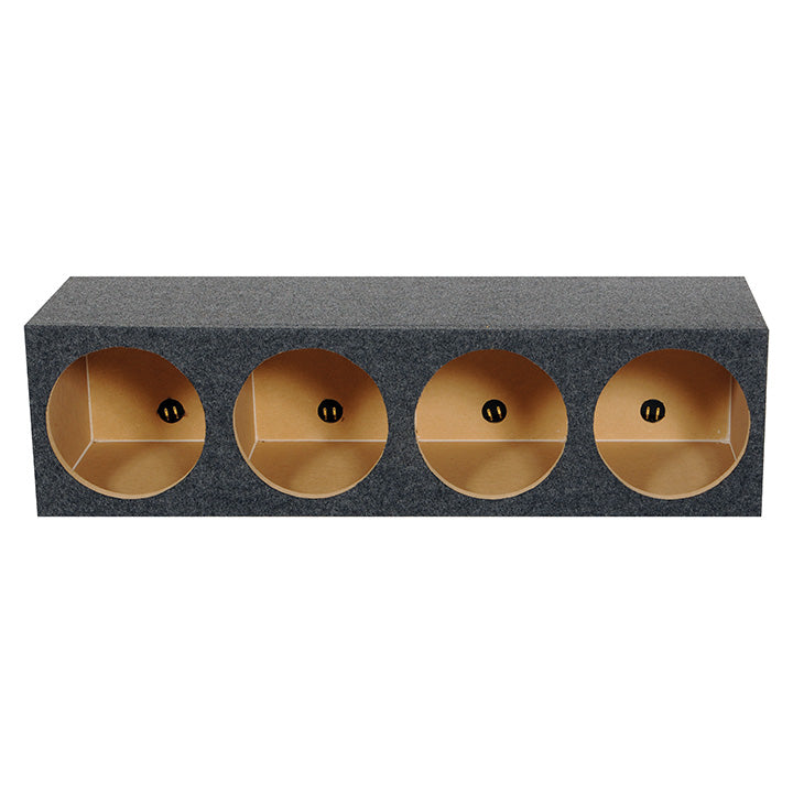 QPower Quad 12″ Sealed Heavy Duty Empty Woofer Enclosure