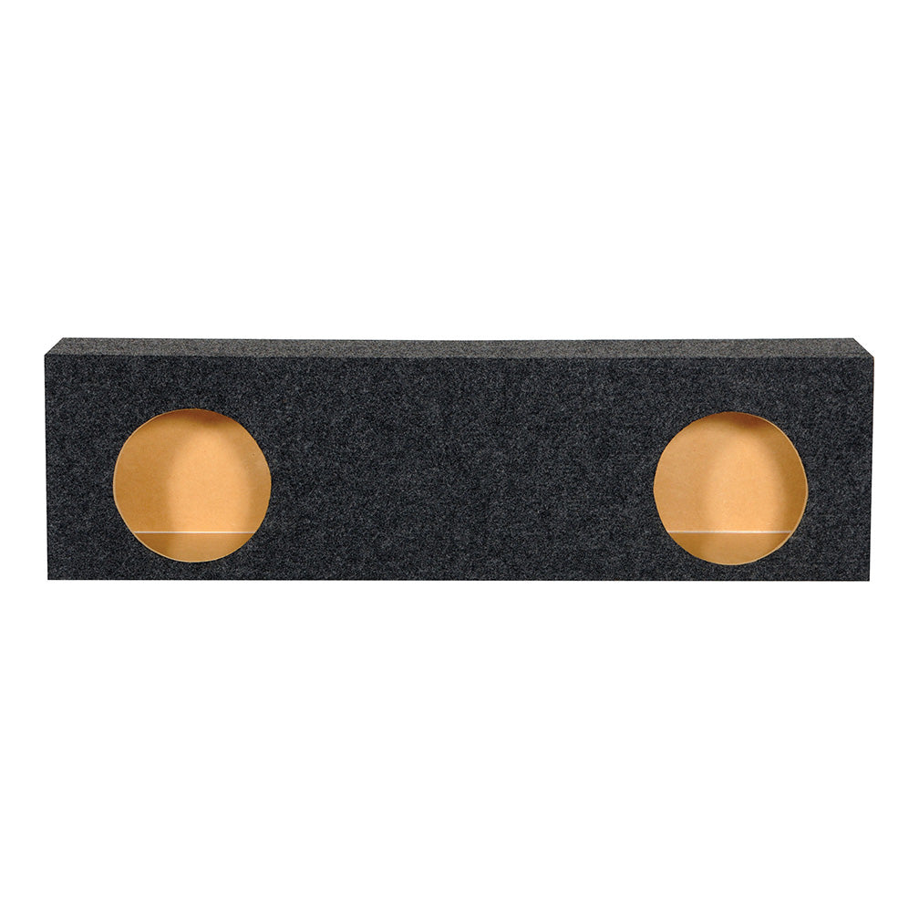 Qpower 2-hole 10" Sealed Behind Seat Truck Heavy Duty 1" MDF
